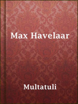 cover image of Max Havelaar